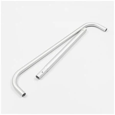 Tub curbat cu filet de aluminiu